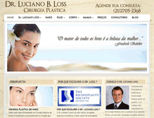 Tablet Screenshot of lucianoloss.com.br